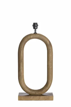 Light en Living Lampvoet 35x12x59 cm PACECO hout grijs-donker bruin
