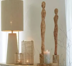 Light en Living Lampvoet Ø16,5x35 cm YELOS mat crème