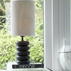 Light en Living Lampvoet Ø12x21 cm BUDONGO hout zwart