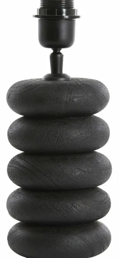 Light en Living Lampvoet Ø12x21 cm BUDONGO hout zwart