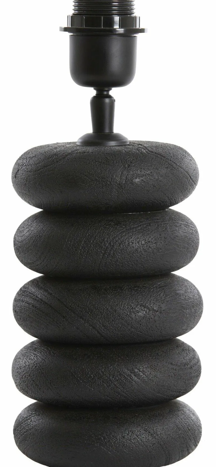 Light en Living Lampvoet Ø12x21 cm BUDONGO hout zwart