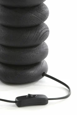 Light en Living Lampvoet Ø12x21 cm BUDONGO hout zwart