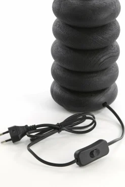 Light en Living Lampvoet Ø12x21 cm BUDONGO hout zwart