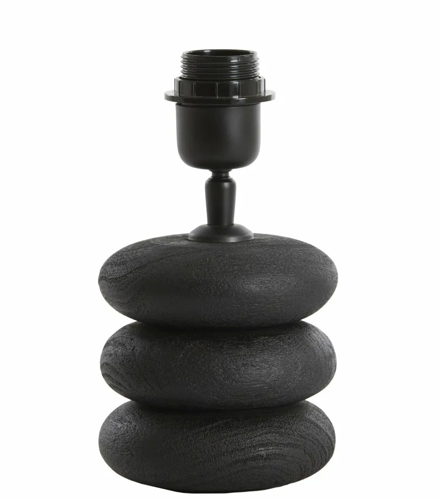 Light en Living Lampvoet Ø12x12 cm BUDONGO hout zwart