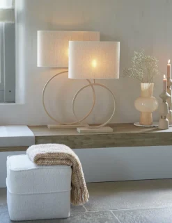 Light en Living Lampvoet LIVA crème - Diverse afmetingen