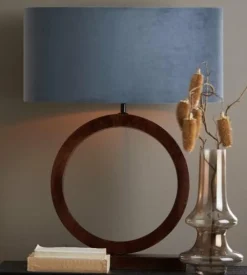 Light en Living Lampvoet 41x13x55 cm TINAR hout mat zwart
