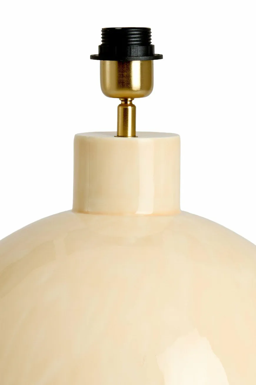 Light en Living Lampvoet Ø25,5x33 cm BENU shiny lichtroze-crème