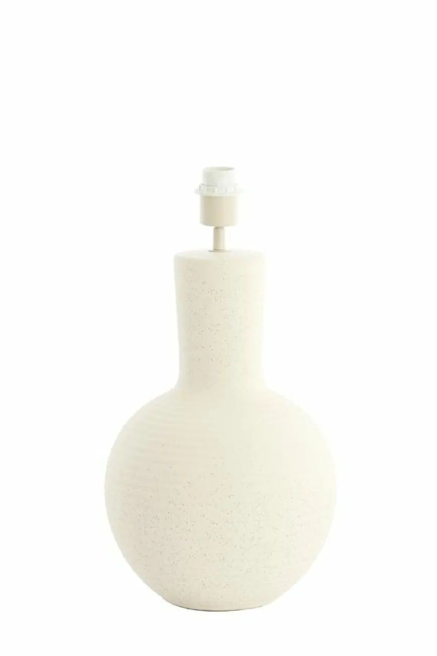 Light en Living Lampvoet Ø28,5x52 cm ULLOA keramiek mat creme