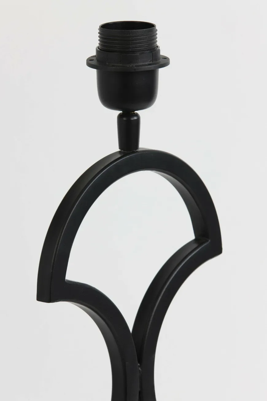 Light en Living Lampvoet 17,5x11x43 cm RIAVA mat zwart