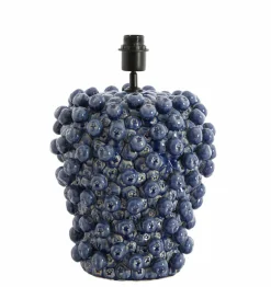 Light en Living Lampvoet Ø31,5x35 cm BERRIES keramiek donker blauw