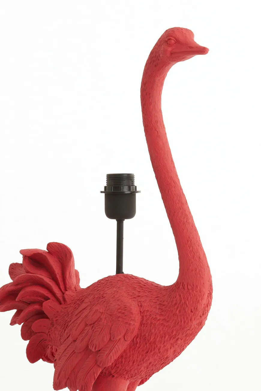 Light en Living Lampvoet 38,5x27x95 cm OSTRICH roze