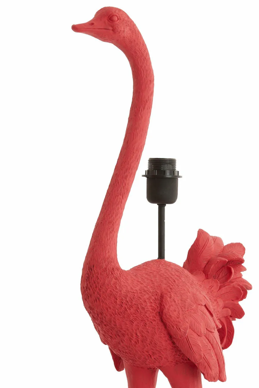 Light en Living Lampvoet 38,5x27x95 cm OSTRICH roze