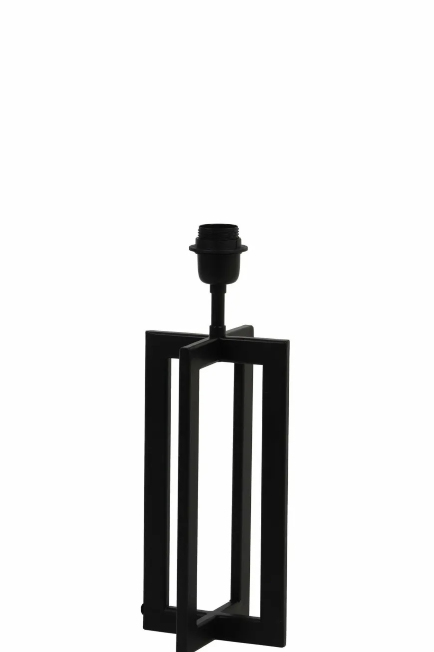 Light en Living Lampvoet 15x15x35 cm MACE mat zwart