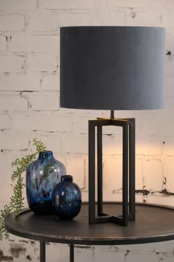 Light en Living Lampvoet 21x21x46 cm MACE mat zwart