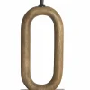 Light en Living Lampvoet 20x12x44 cm PACECO hout grijs-donker bruin