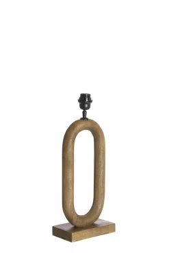 Light en Living Lampvoet 20x12x44 cm PACECO hout grijs-donker bruin