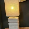 Light en Living Lampvoet 16x16x32 cm AMTA keramiek crème