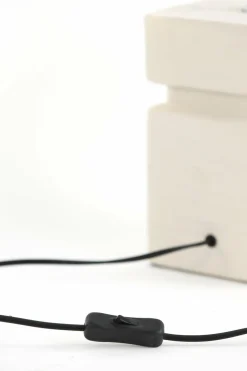 Light en Living Lampvoet 16x16x32 cm AMTA keramiek crème