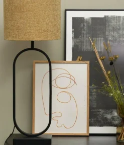 Light en Living Lampvoet 21x13x55 cm JAMIRI mat zwart