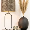 Light en Living Lampvoet 21x10x45 cm JAMIRI mat zwart