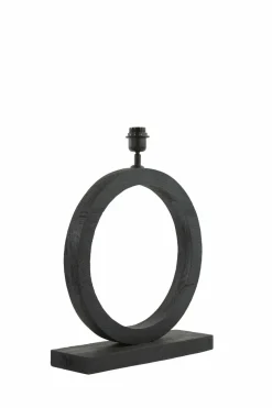 Light en Living Lampvoet 51x13x64 cm TINAR hout mat zwart