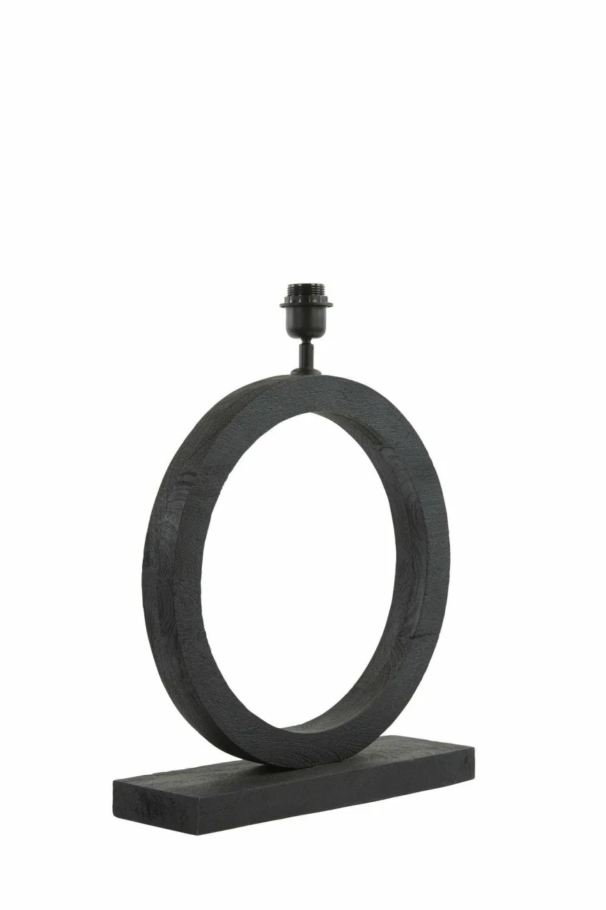Light en Living Lampvoet 51x13x64 cm TINAR hout mat zwart
