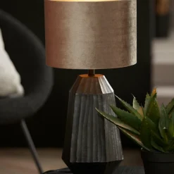 Light en Living Lampvoet 18x16x29,5 cm MIRISSA mat zwart