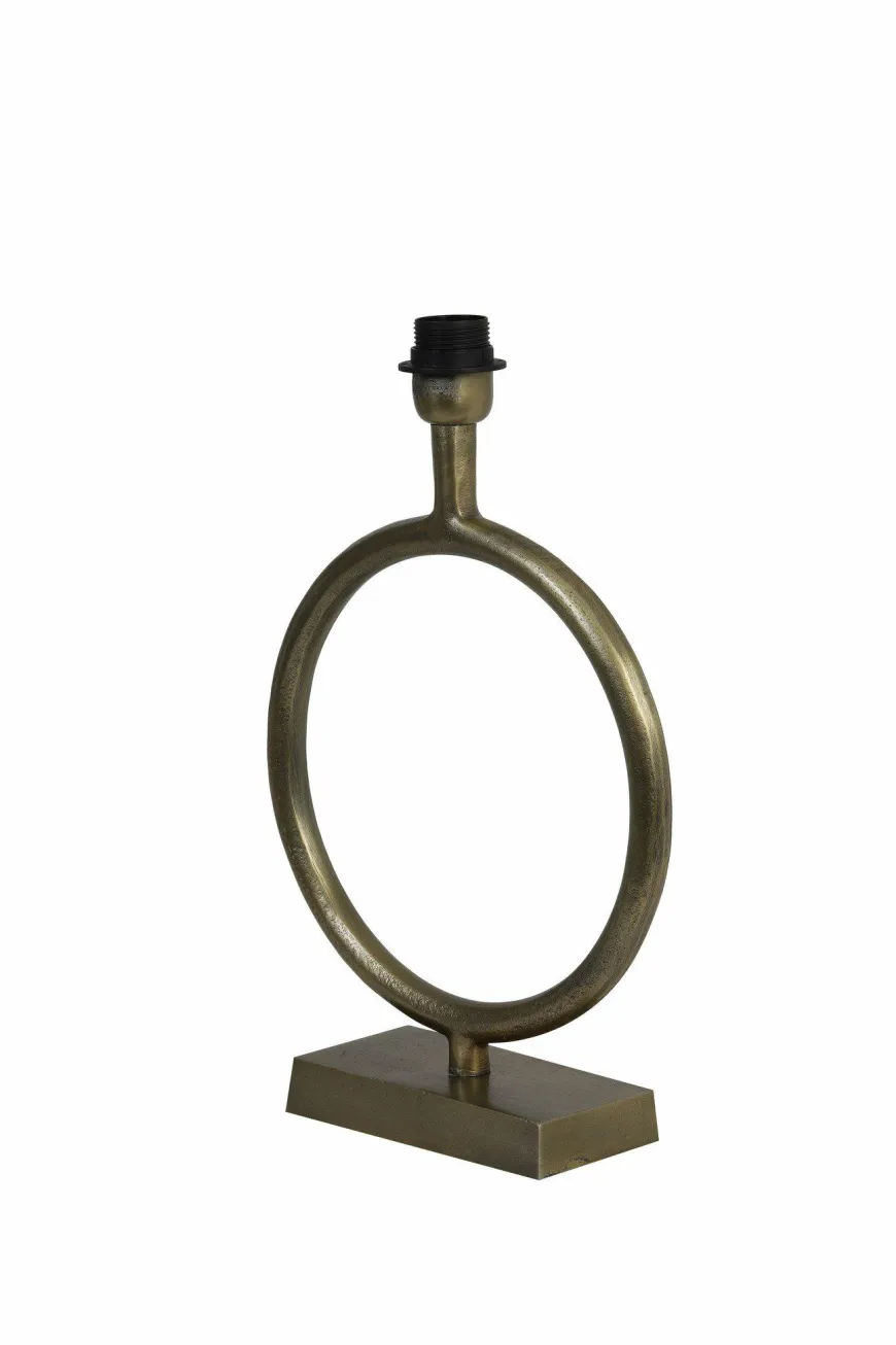 Light en Living Lampvoet LIVU ruw antiek brons - Diverse afmetingen