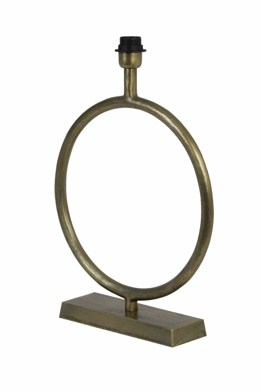 Light en Living Lampvoet LIVU ruw antiek brons - Diverse afmetingen