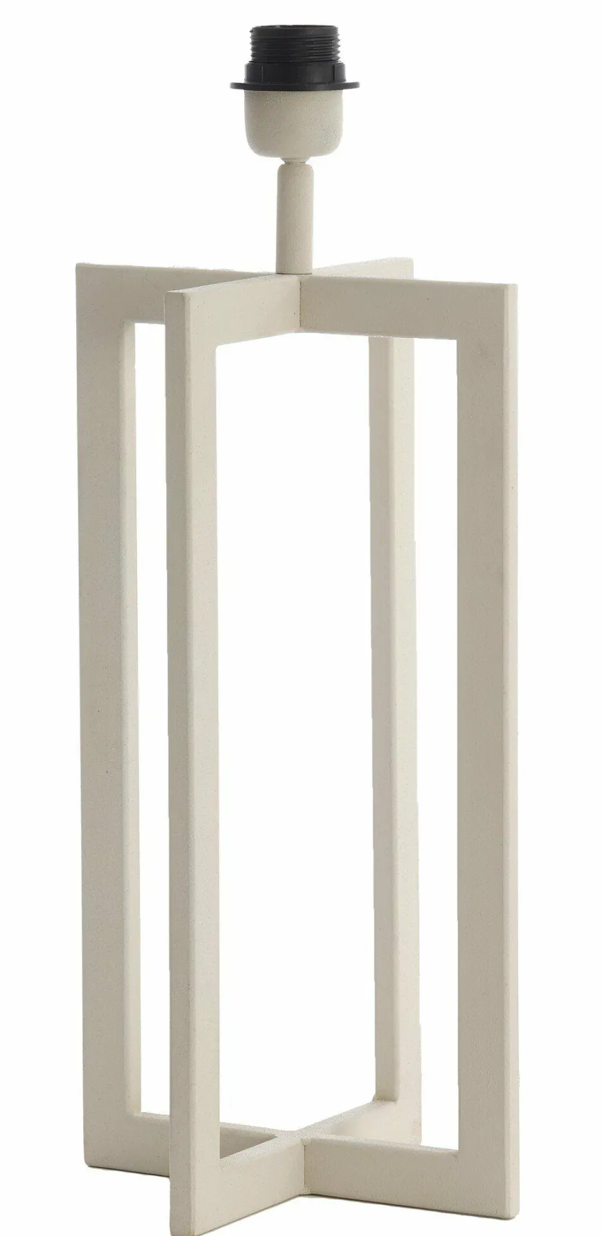 Light en Living Lampvoet 21x21x46 cm MACE crème