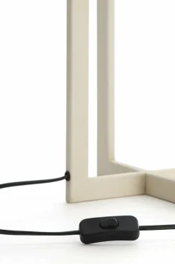 Light en Living Lampvoet 21x21x46 cm MACE crème