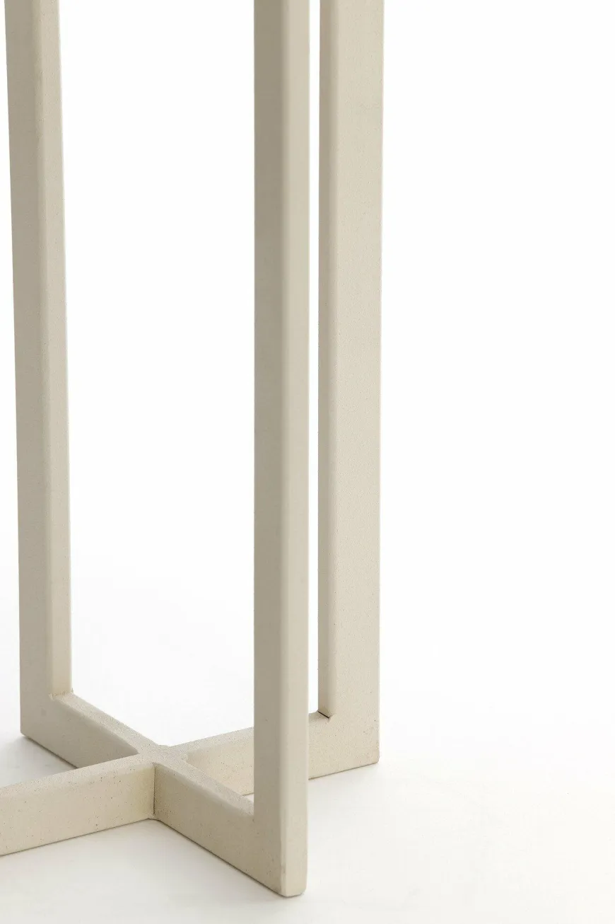 Light en Living Lampvoet 21x21x46 cm MACE crème