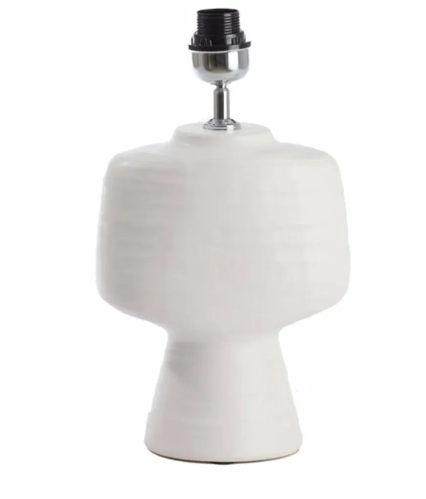 Light en Living Lampvoet 22,5x14,5x39 cm GANDORO keramiek mat crème