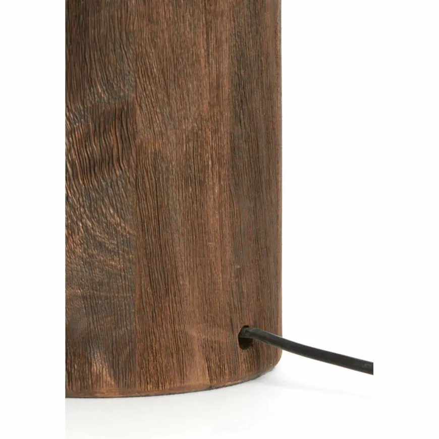 Light en Living Lampvoet Ø13x32 cm TRAPINO hout mat donker bruin