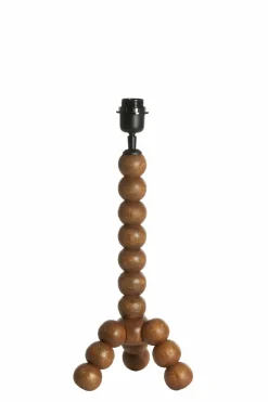 Light en Living Lampvoet 20x20x40 cm VEGLIO hout olie bruin