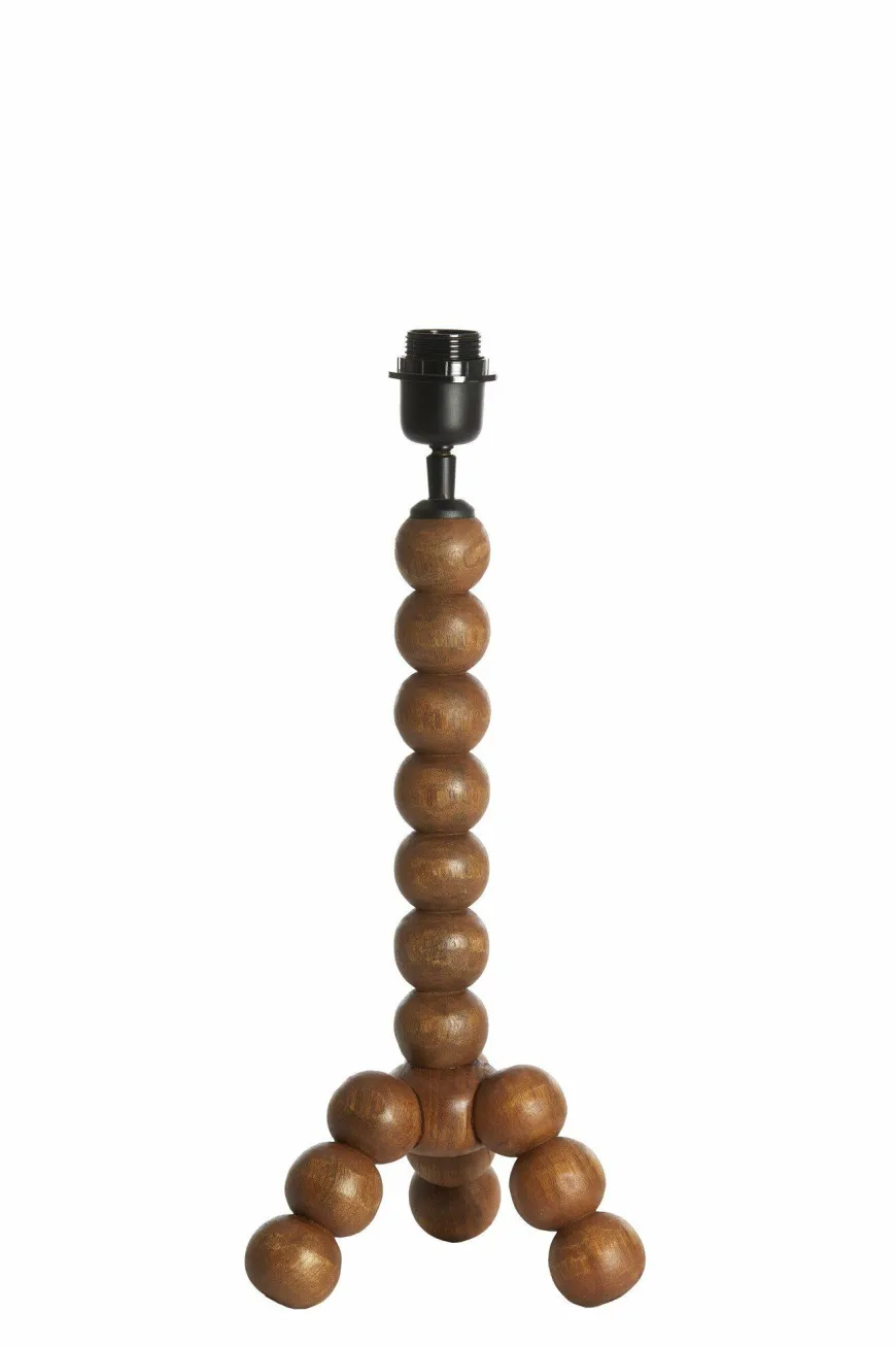 Light en Living Lampvoet 20x20x40 cm VEGLIO hout olie bruin