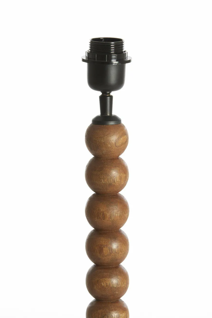 Light en Living Lampvoet 20x20x40 cm VEGLIO hout olie bruin
