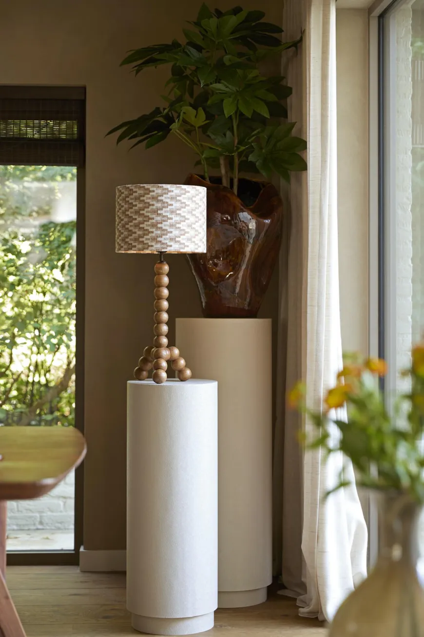 Light en Living Lampvoet 20x20x40 cm VEGLIO hout olie bruin