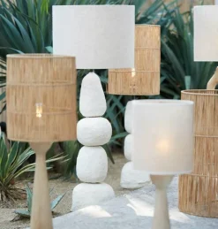 Light en Living Lampvoet Ø9x40 cm FESTINA hout mat naturel