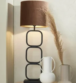 Light en Living Lampvoet 23x11,5x69 cm LUTIKA mat zwart