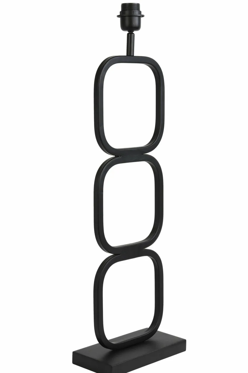 Light en Living Lampvoet 23x11,5x69 cm LUTIKA mat zwart