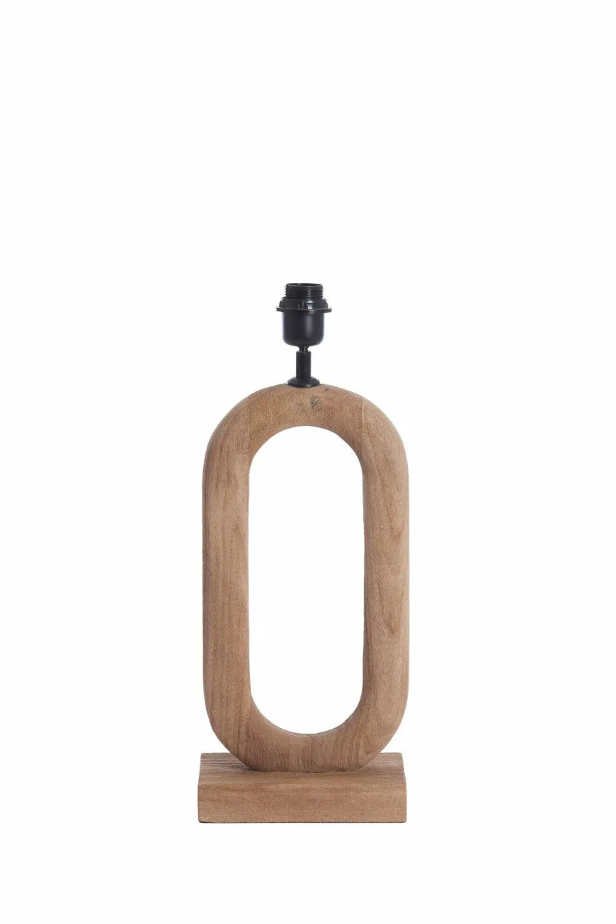Light en Living Lampvoet 20x12x44 cm PACECO hout mat naturel