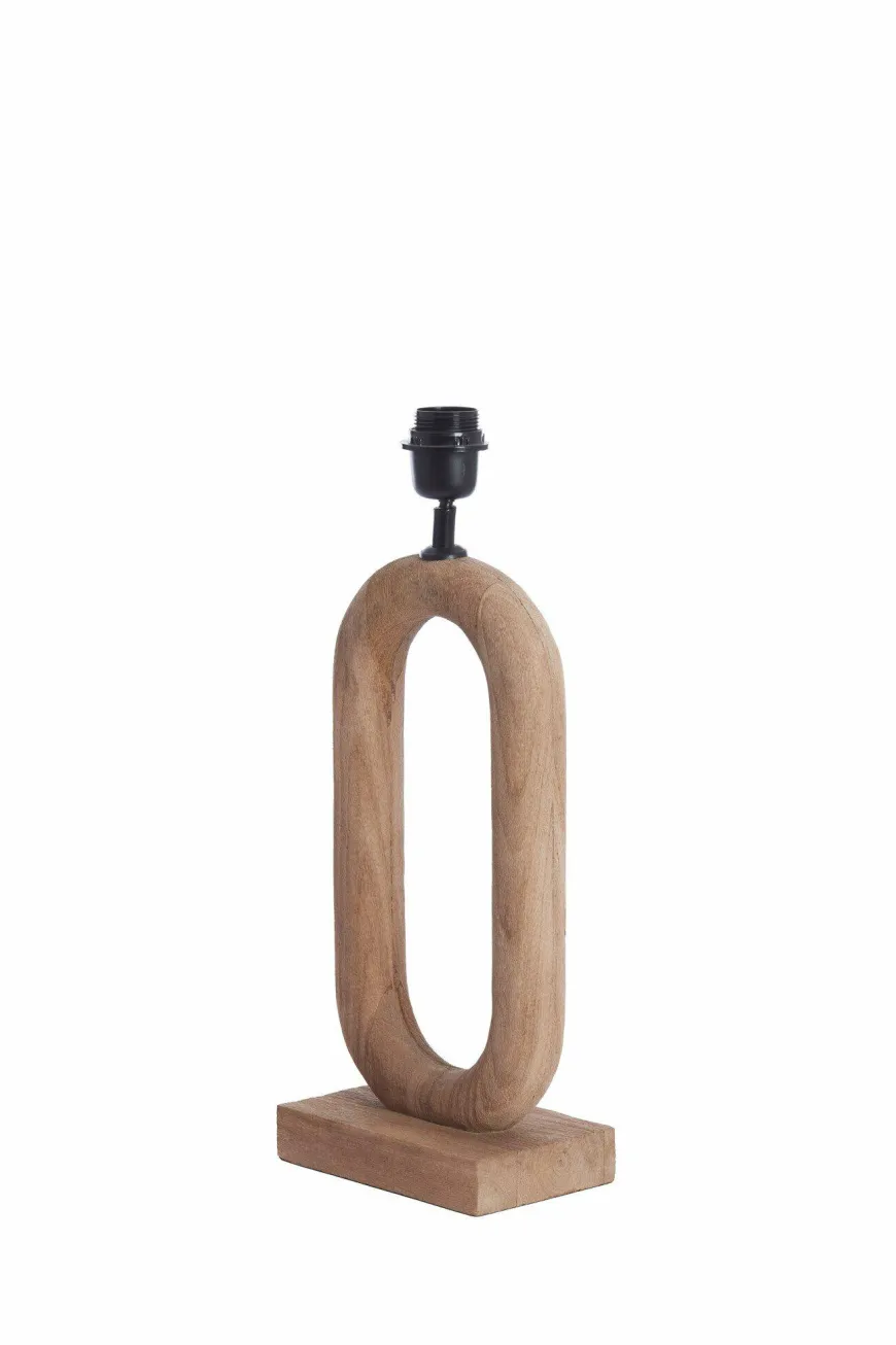 Light en Living Lampvoet 20x12x44 cm PACECO hout mat naturel