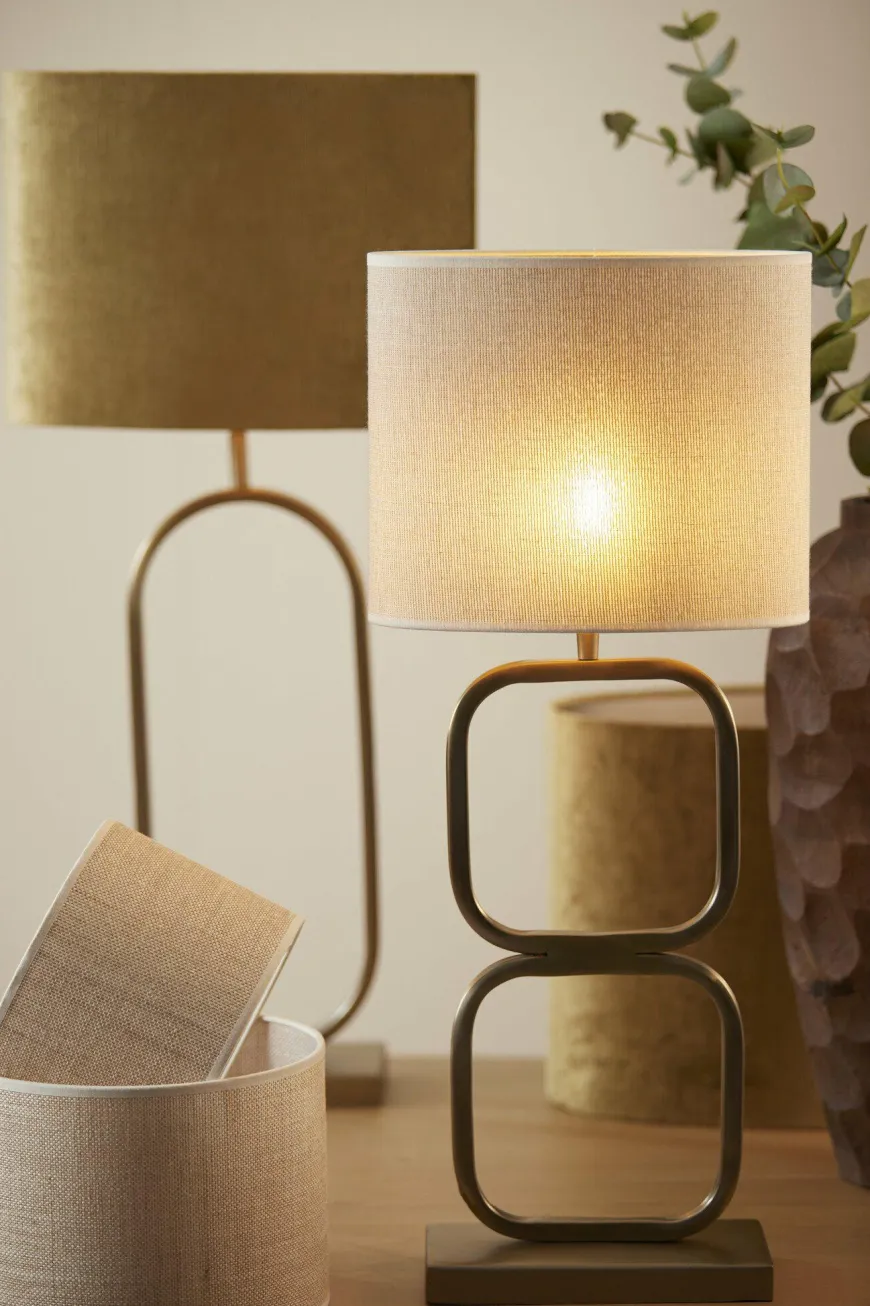 Light en Living Lampvoet 23x11,5x46 cm LUTIKA licht goud