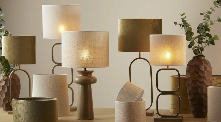 Light en Living Lampvoet 23x11,5x46 cm LUTIKA licht goud