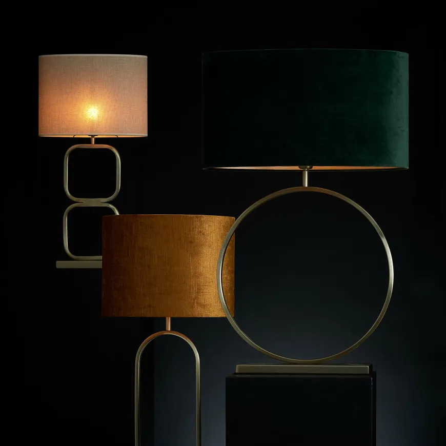 Light en Living Lampvoet 23x11,5x46 cm LUTIKA licht goud