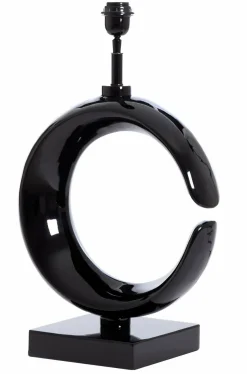 Light en Living Lampvoet 37x20x60 cm MAAN glanzend zwart