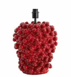 Light en Living Lampvoet Ø31,5x35 cm BERRIES keramiek rood
