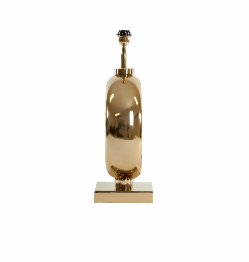 Light en Living Lampvoet 37x20x60 cm MAAN licht goud