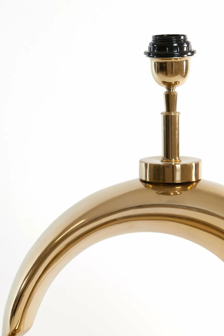 Light en Living Lampvoet 37x20x60 cm MAAN licht goud